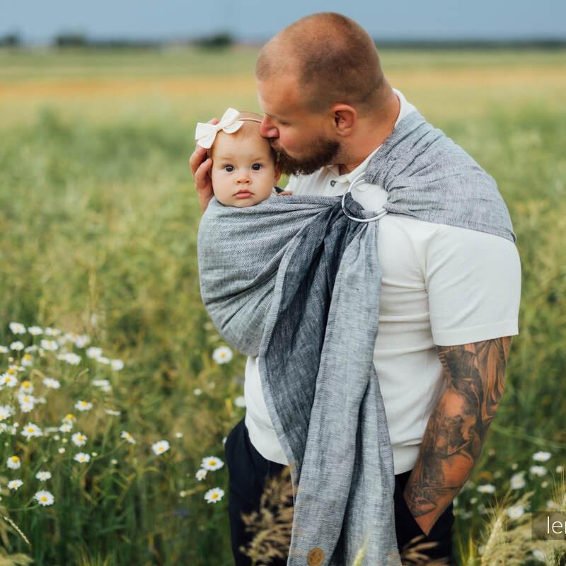 Linen Ring Sling - Arrow Wave