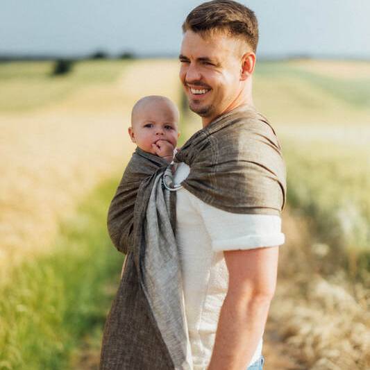Linen Ring Sling - Arrow Wood