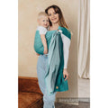 Ring Sling - Little Herringbone - Ombre Green
