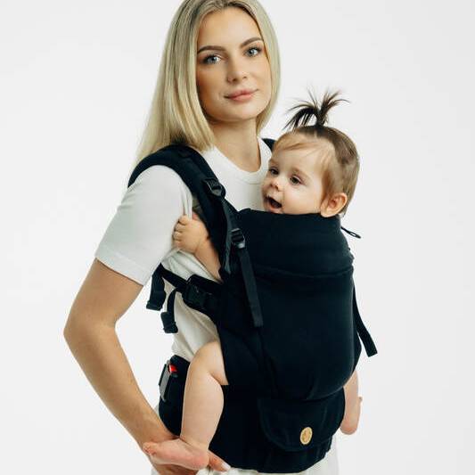 Lenny UpGrade Pro Carrier - Little Herringbone Ebony Black