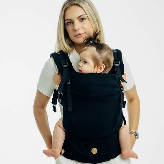 Lenny UpGrade Pro Carrier - Little Herringbone Ebony Black