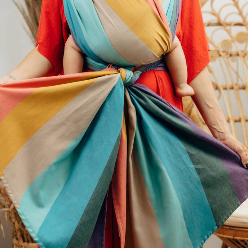 Broken Twill Woven Wrap - Pastels