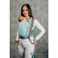 Herringbone Woven Wrap - Little Herringbone Baby Mint