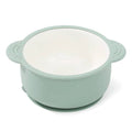 Blue Litill Lapsi bowl against white background.