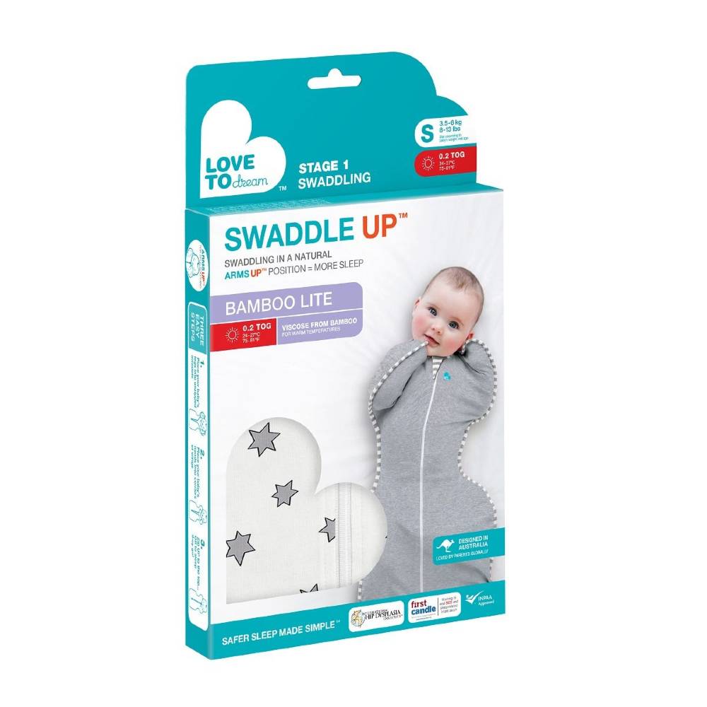 0.2 tog Swaddle Up Bamboo Viscose Lite - Super Star