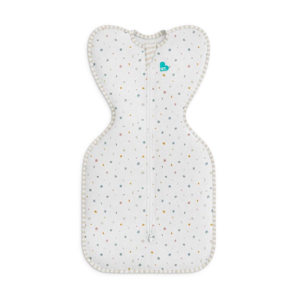 0.2 tog Swaddle Up Organic Lite - Starlight on a white background