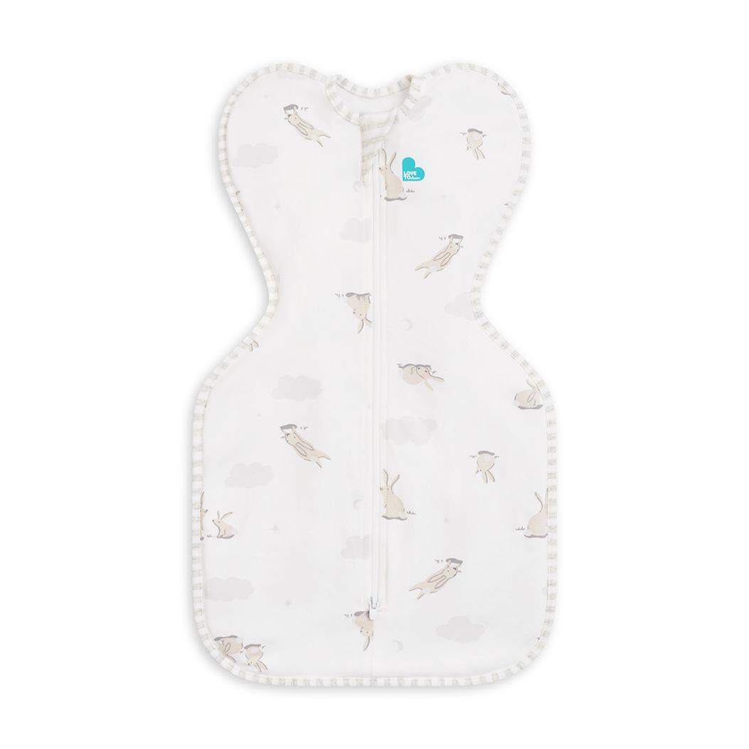 1.0 tog Swaddle Up Original - Cloud Bunnies on a white background