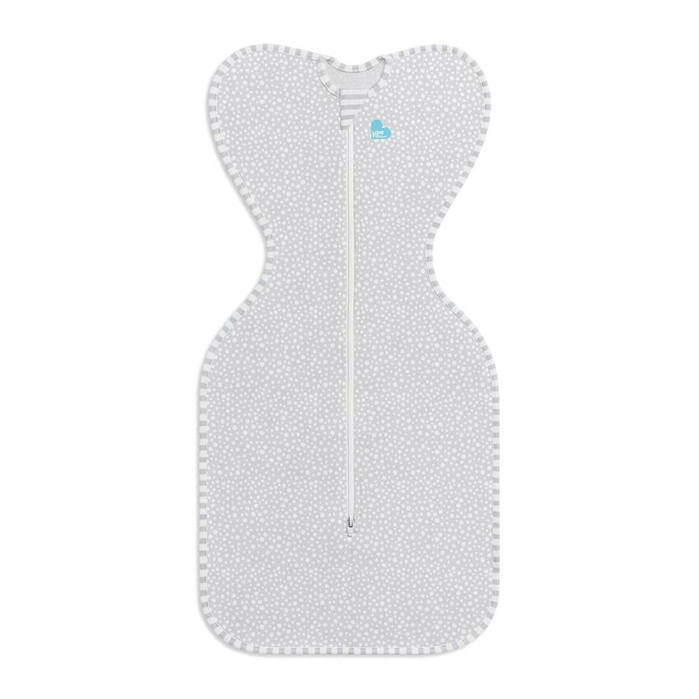 1.0 tog Swaddle Up Bamboo - Grey Dot on a white background