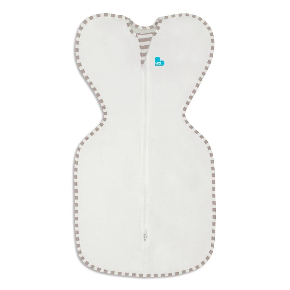 1.0 tog Swaddle Up Organic - Cream on a white background