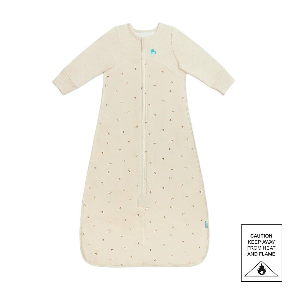 1.5 tog Long Sleeve Sleep Bag - Twigs Oatmeal