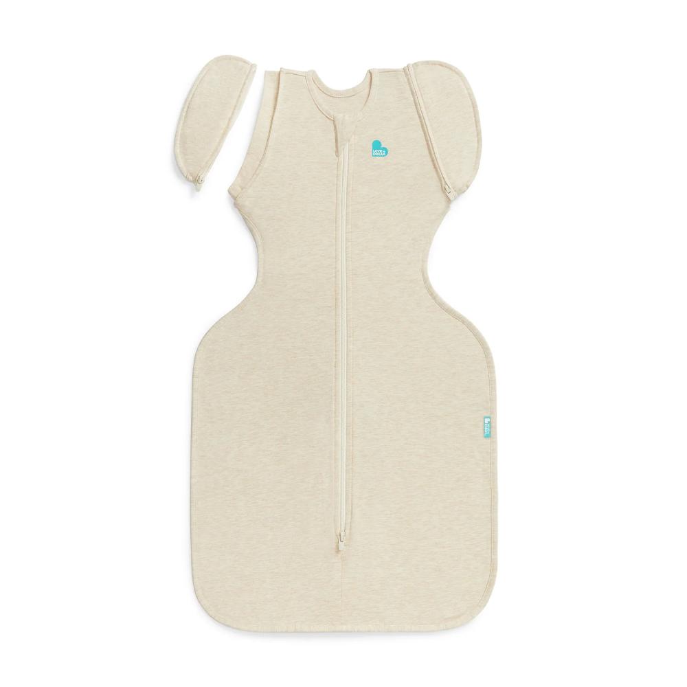 1.0 tog Swaddle Up Early Roller Transition Bag - Oatmeal on a white background