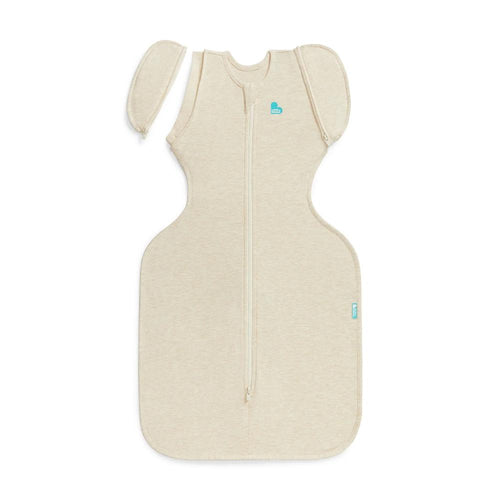 1.0 tog Swaddle Up Early Roller Transition Bag - Oatmeal on a white background