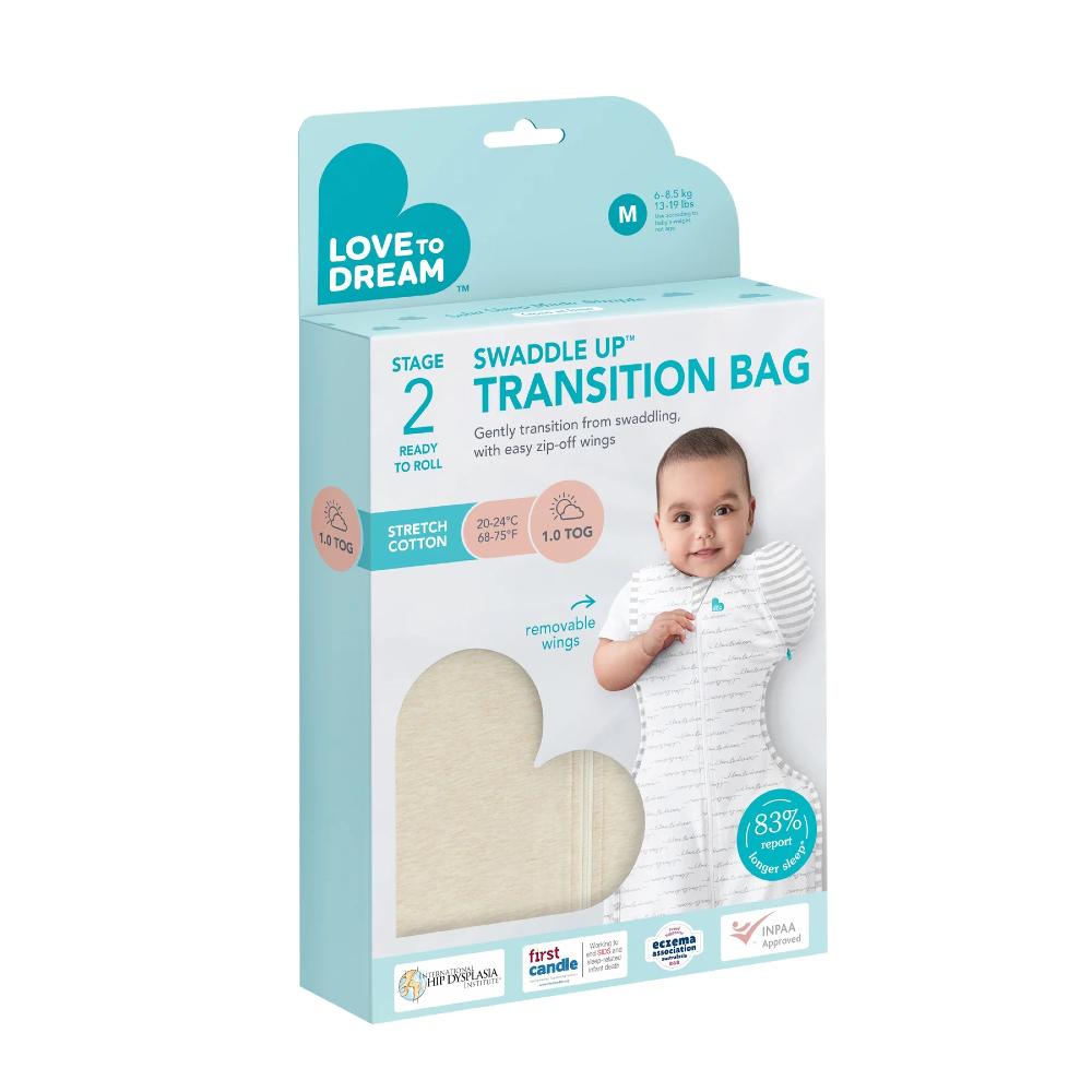 1.0 tog Swaddle Up Early Roller Transition Bag - Oatmeal