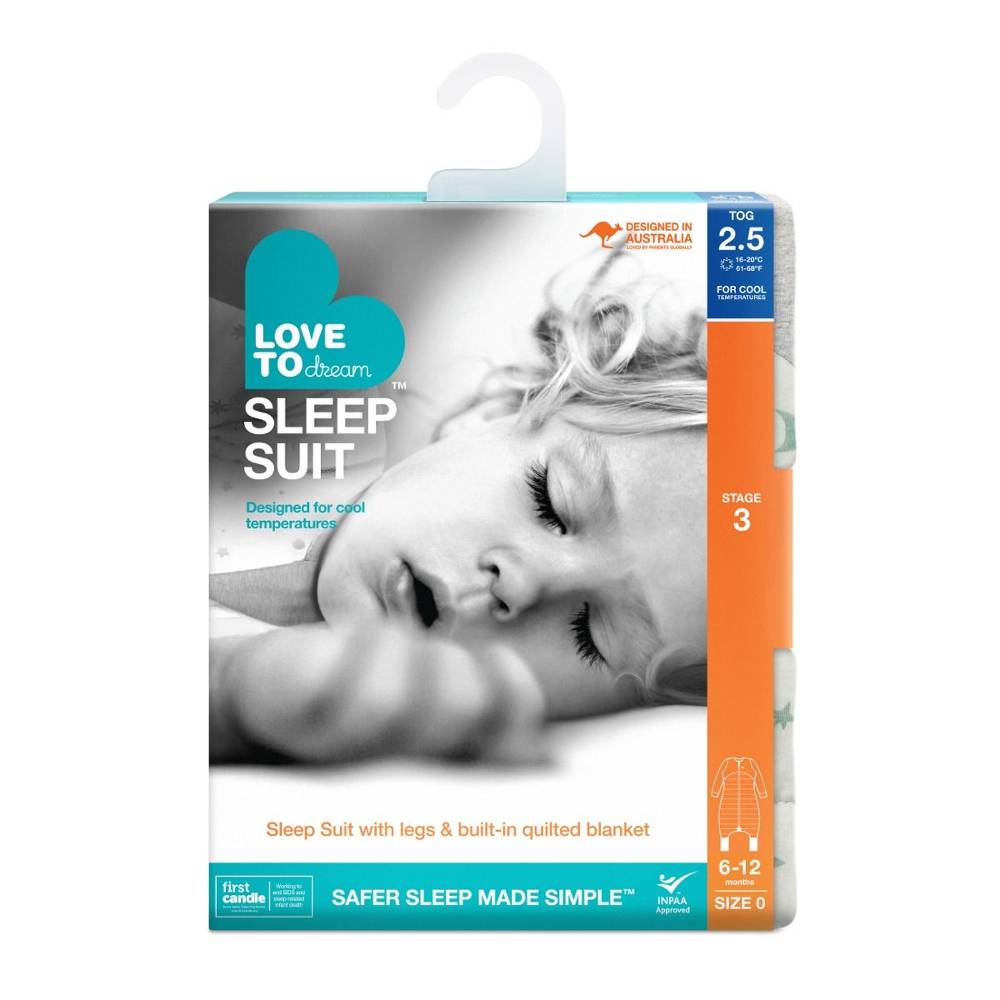 2.5 tog Sleepsuit - Moonlight Olive
