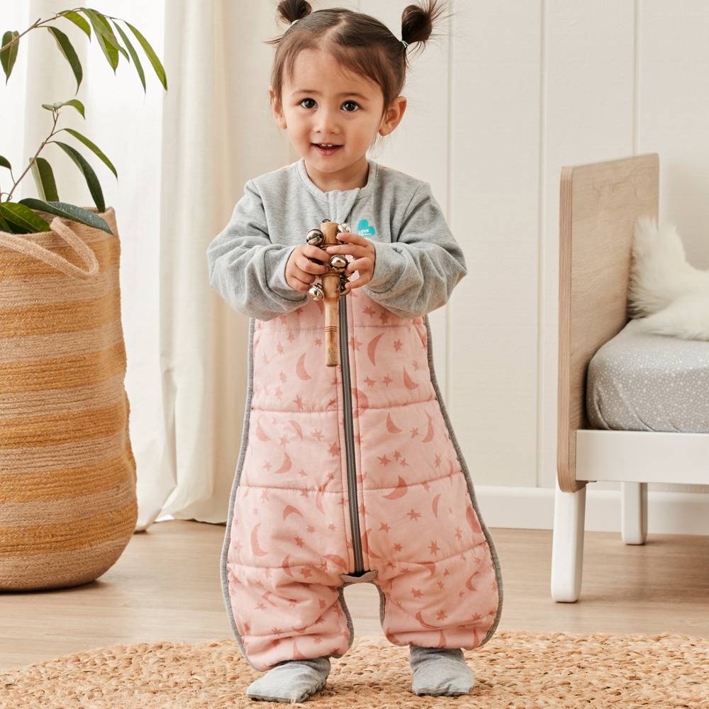 2.5 tog Sleepsuit - Moonlight Dusty Pink