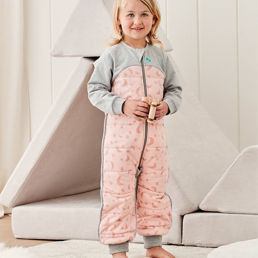 2.5 tog Sleepsuit - Moonlight Dusty Pink