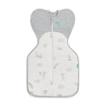 2.5 tog Swaddle Up Warm - Cloud Bunnies on a white background
