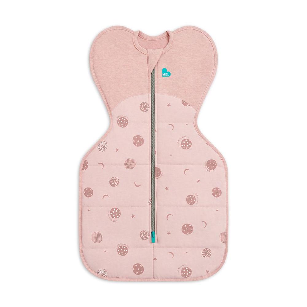 2.5 tog Swaddle Up Warm - Little Dreamer Dusty Pink on a white background