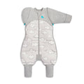 2.5 tog Swaddle Up Transition Suit - Daydreamer Grey on a white background