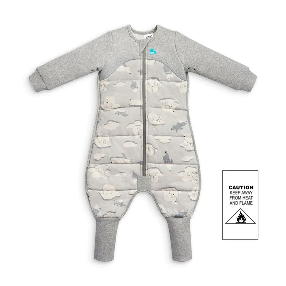 3.5 tog Sleepsuit - South Pole on a white background
