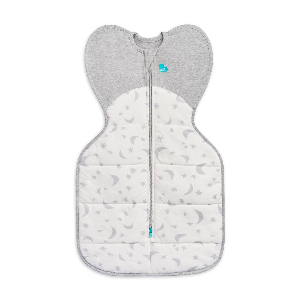 3.5 tog Swaddle Up Extra Warm - Moonlight White on a white background