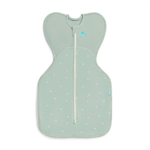 1.5 tog Swaddle Up All Seasons - Twigs Olive on a white background