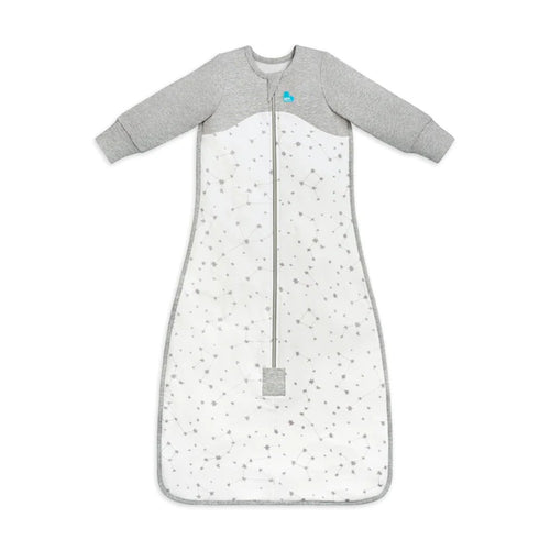 1.0 tog Organic Sleep Bag with Sleeves - Stellar on a white background