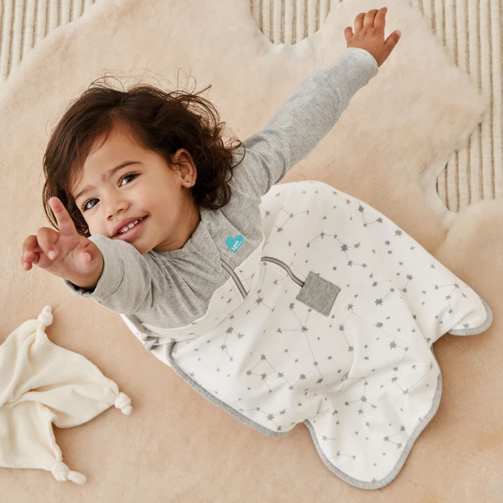 1.0 tog Organic Sleep Bag with Sleeves - Stellar