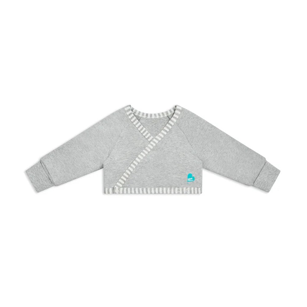 Snug Shrug - Grey on a white background