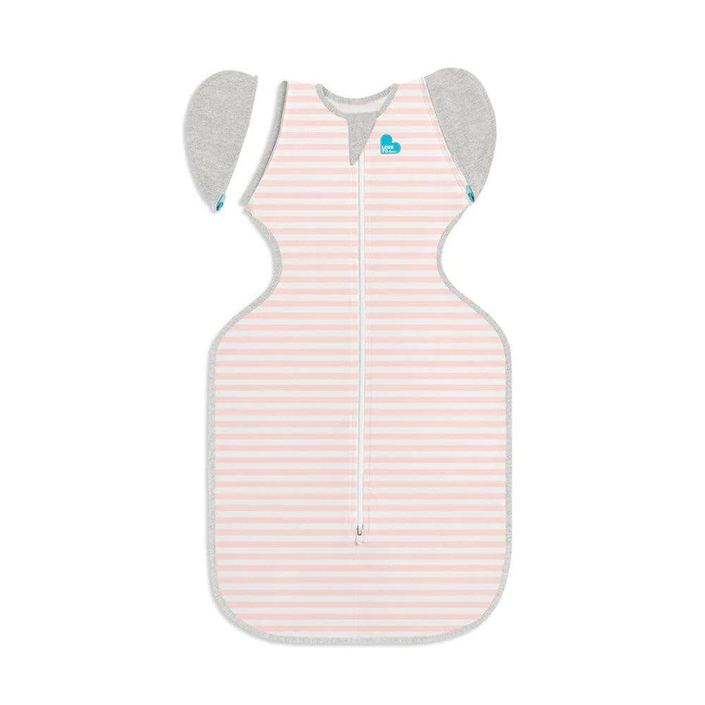 1.0 tog Swaddle Up Transition Bag - Dusty Pink on a white background