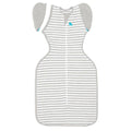 1.0 tog Swaddle Up Transition Bag - Marl Stripe, on a white background. 