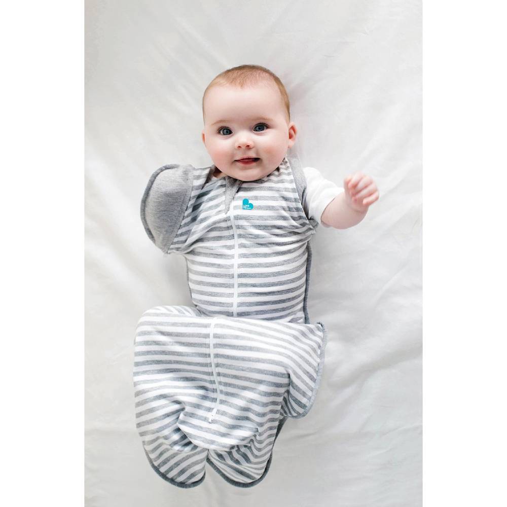 1.0 tog Swaddle Up Transition Bag - Marl Stripe