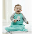 Swaddle Up - Arm Warmers - Grey/White on a white background