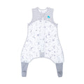 0.2 tog Sleepsuit - Grey on a white background