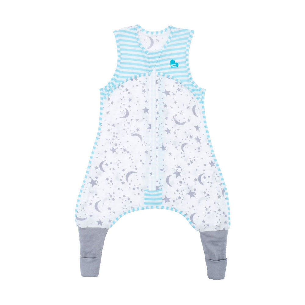0.2 tog Sleepsuit - Blue on a white background