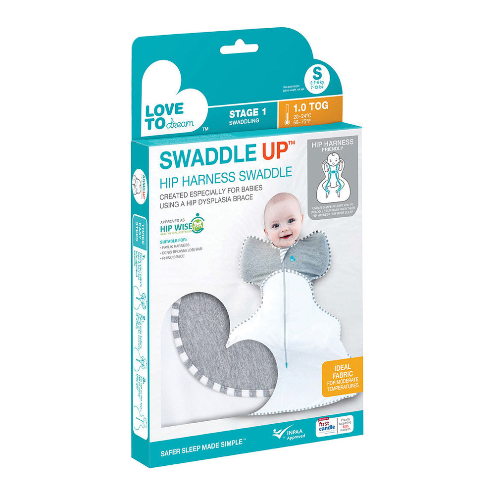 Swaddle Up Hip Harness Swaddle - White