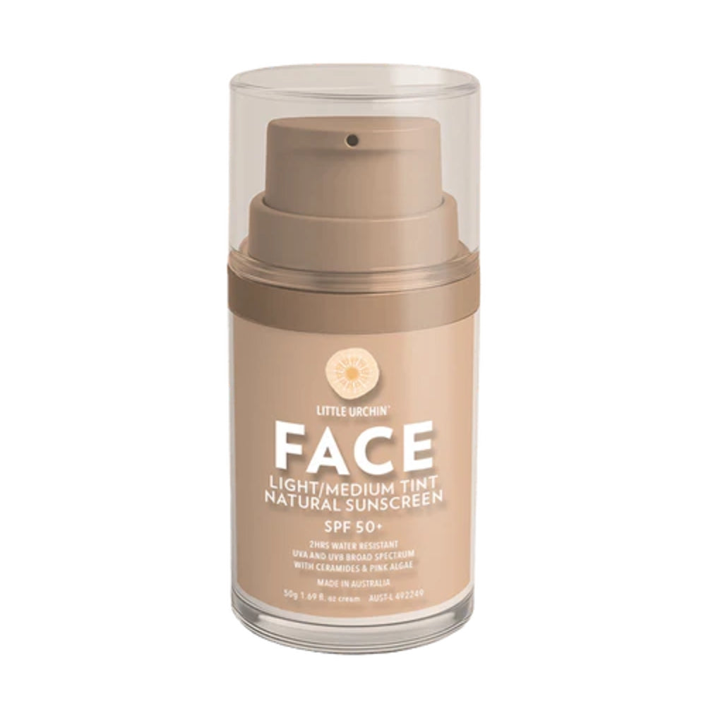 Face Natural Light/Medium Tint Sunscreen SPF50
