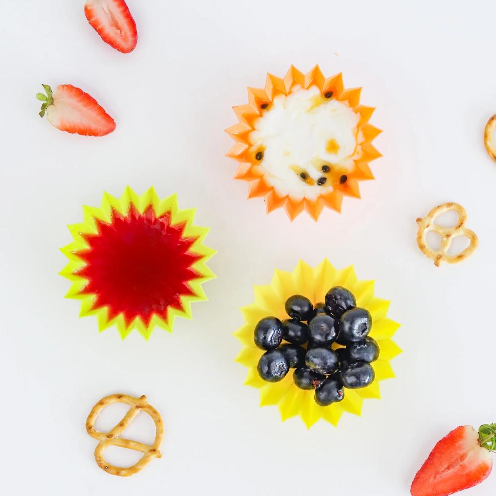 Jumbo Silicone Cups - Brights