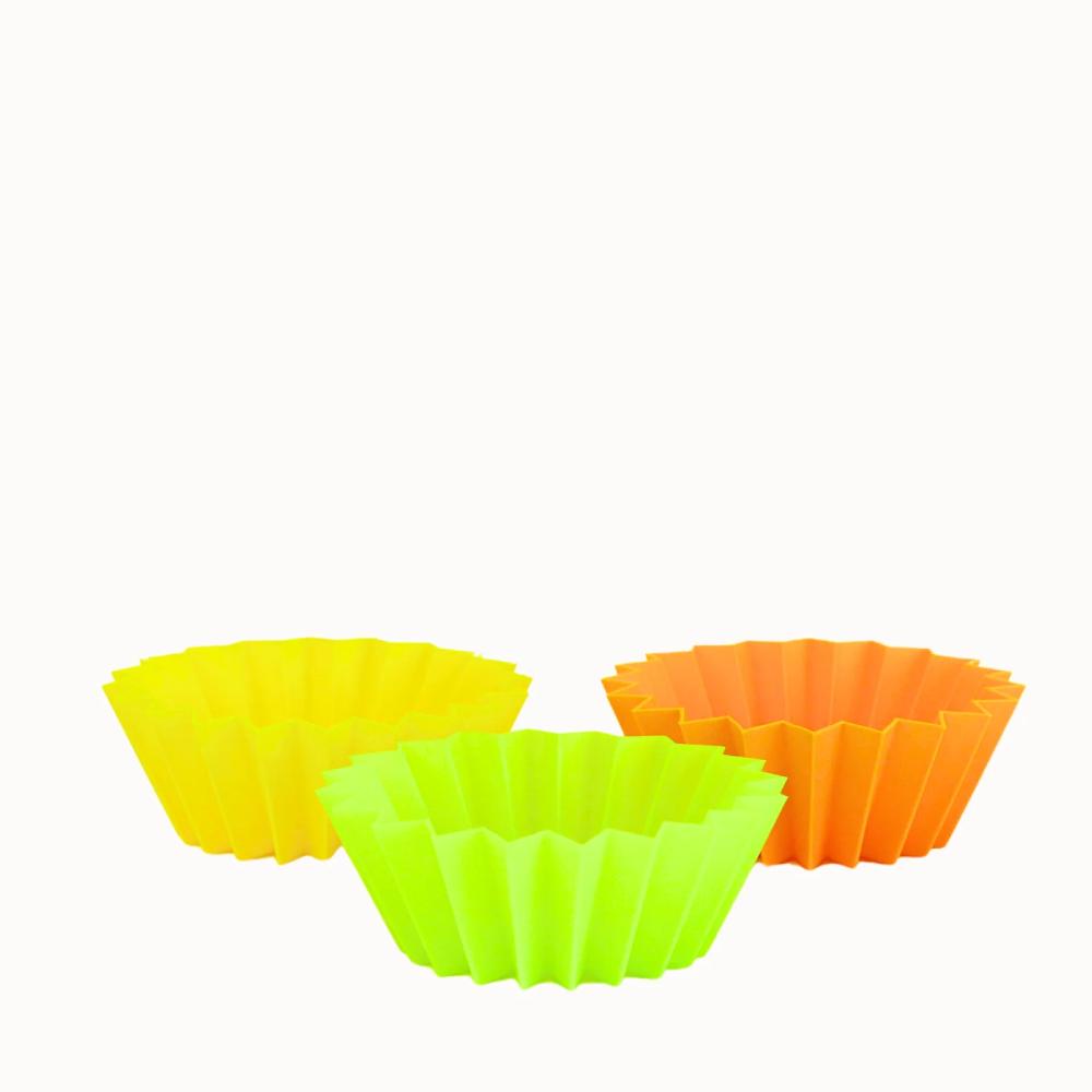 Jumbo Silicone Cups - Brights