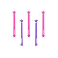 Silicone Wrap Bands - Pink Set