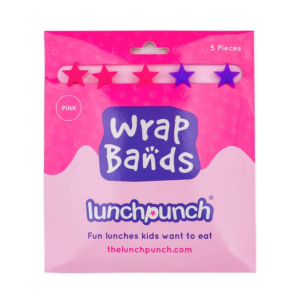 Silicone Wrap Bands - Pink Set