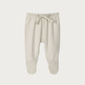 Cotton Footed Leggings - Oat