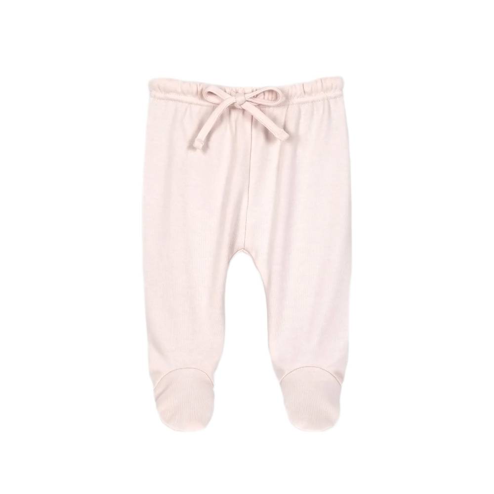 Cotton Footed Leggings - Petal