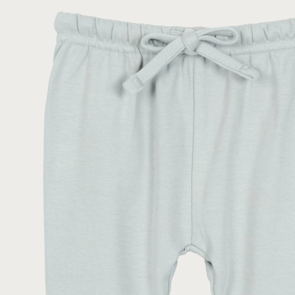 Cotton Footed Leggings - Sky