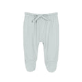 Cotton Footed Leggings - Sky
