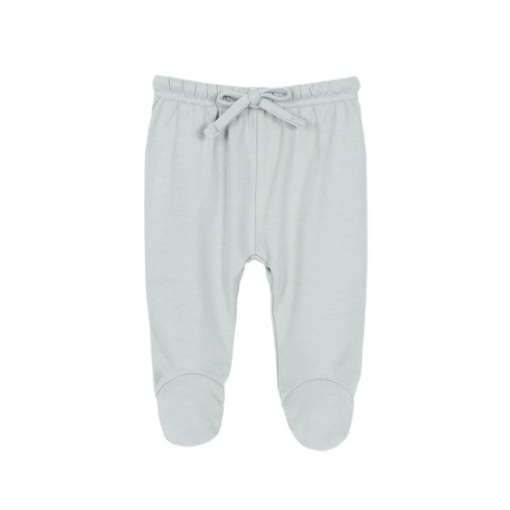 Cotton Footed Leggings - Sky