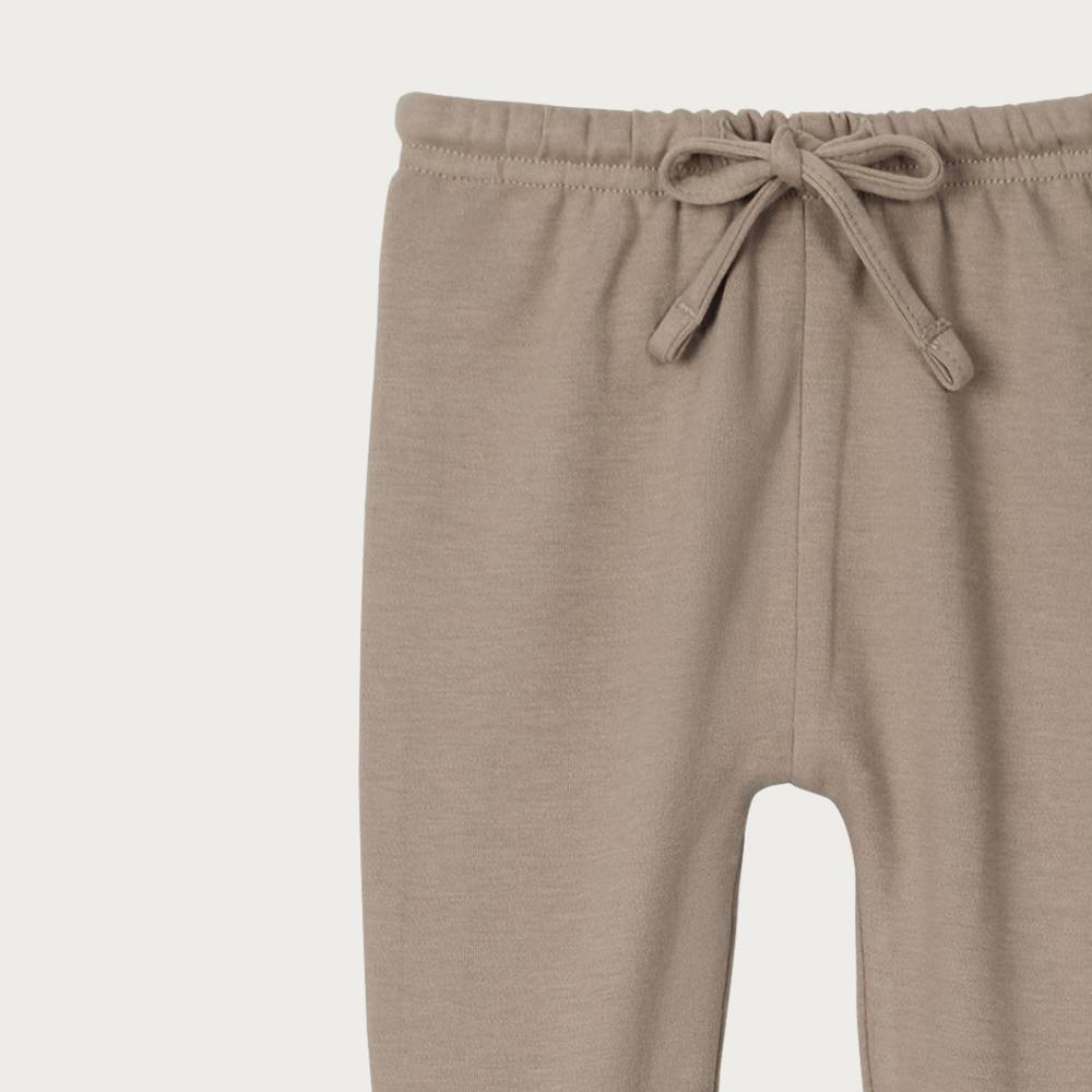 Cotton Footed Leggings - Walnut