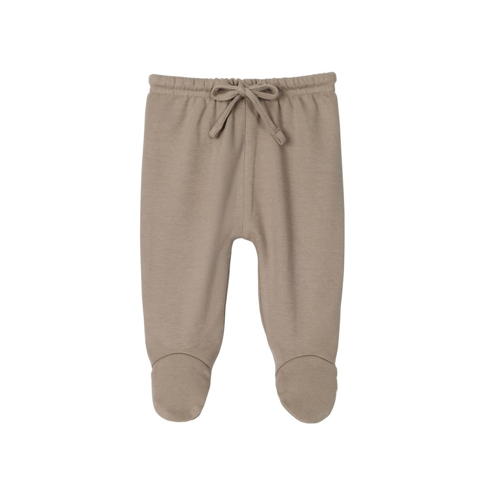 Cotton Footed Leggings - Walnut