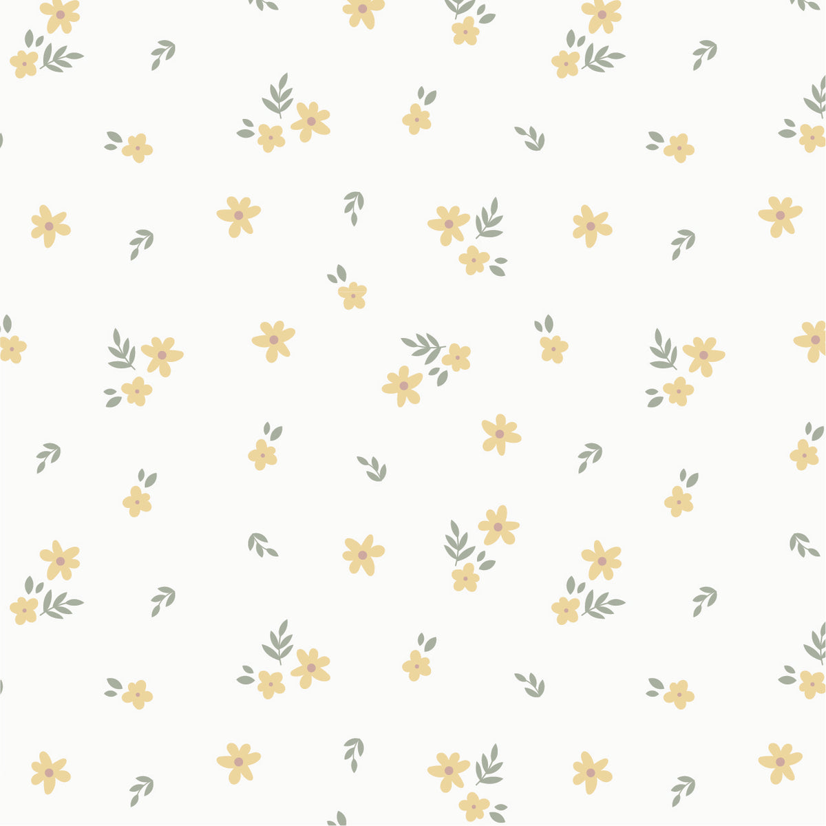Basics Stretch Swaddle - Lemon Daisy