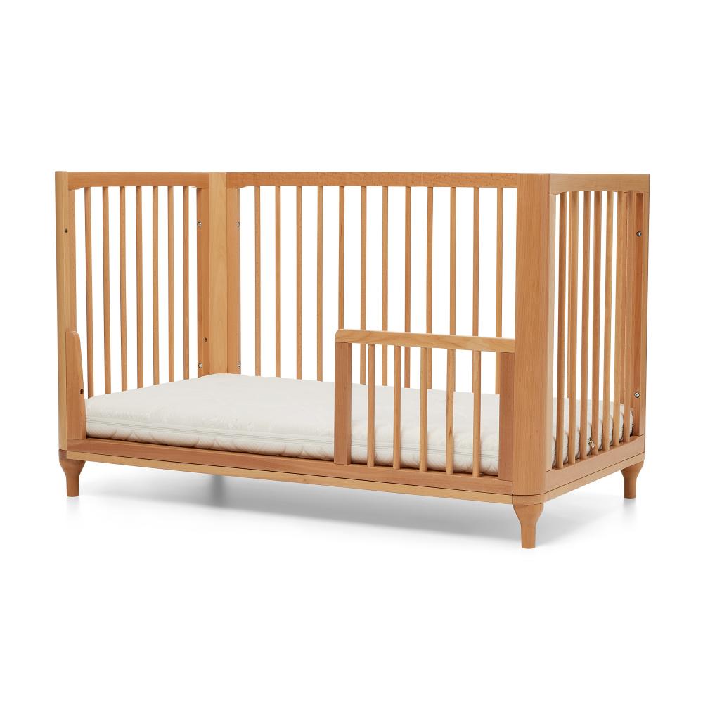 Lyra Convertible Beechwood Cot - Natural